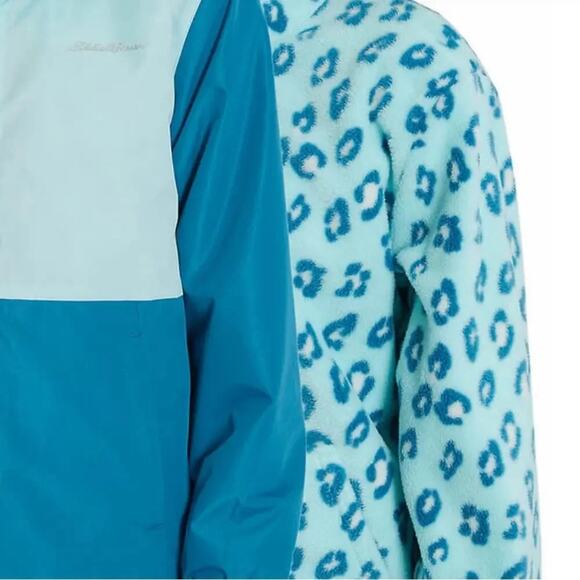 Eddie Bauer Girls Jacket 3 in 1 System Paradise Blue Size Large NWT - Picture 4 of 7